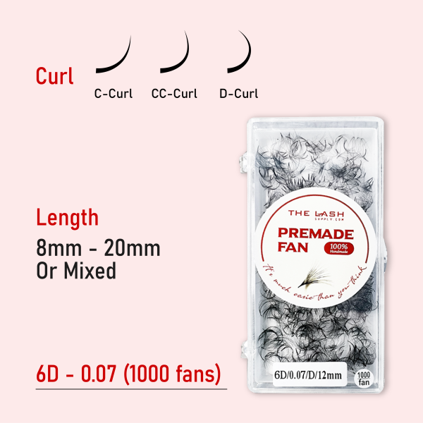 6D 0.07 (1000 fans - Bulk) - C - 18mm