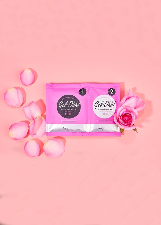 Avry Beauty Gel-Ohh Jelly Spa Bath - Rose - box of 30