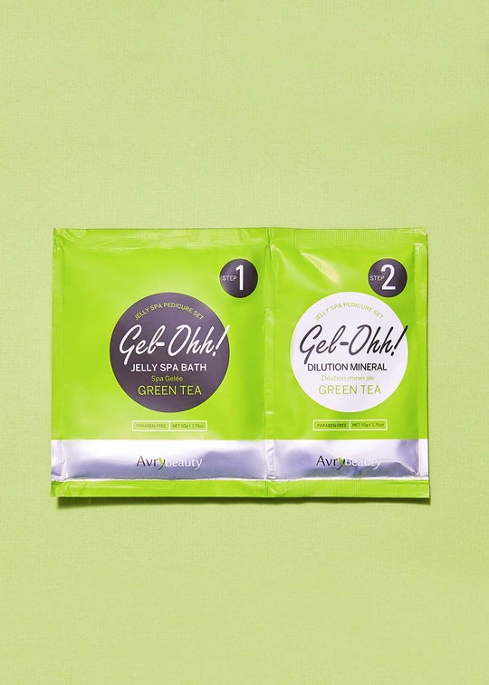 Avry Beauty Gel-Ohh Jelly Spa Bath - Green Tea - Box of 30