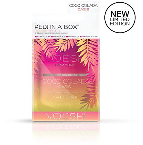 VOESH Deluxe Pedicure 4 Step - Coco Colada Oasis - Kit