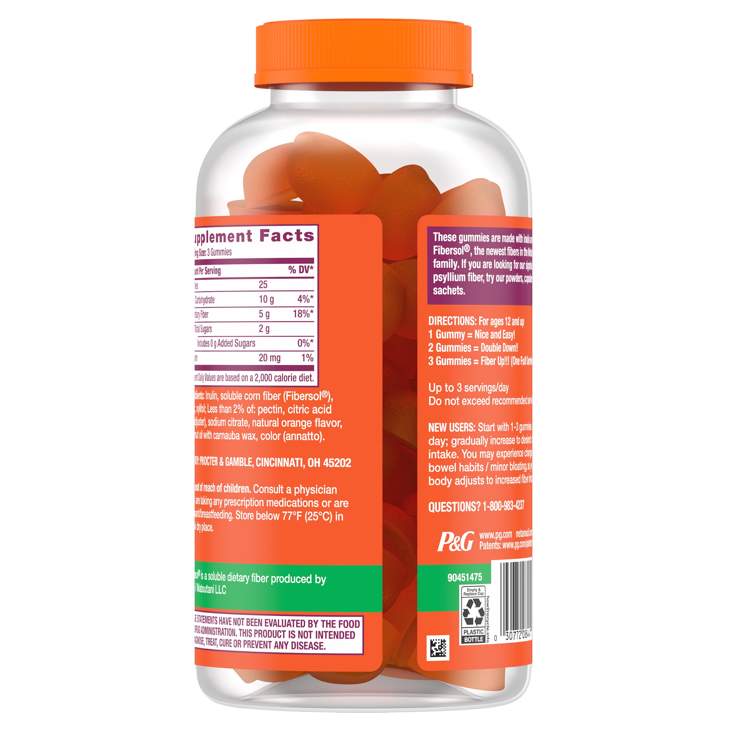 Fiber Gummies, 180 Gummies