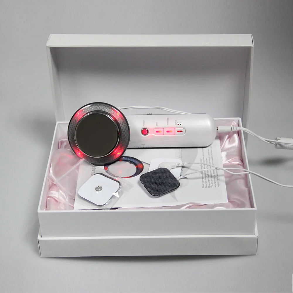 3 in 1 Cavitation Ultrasonic Machine Weight Loss Microcurrent EMS Body Slimming Massager Fat Burner Cream Gel