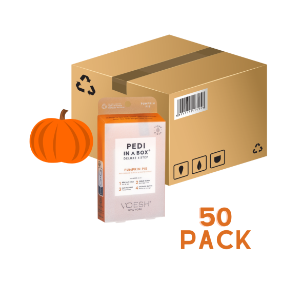 VOESH Deluxe Pedicure 4 Step - Pumpkin Pie - Kit