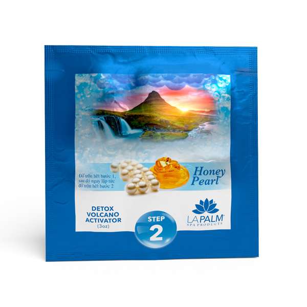 La Palm Volcano Deluxe Pedicure 5 Step - Honey Pearl - Case of 36