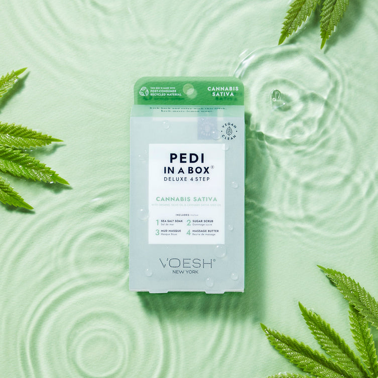 VOESH Deluxe Pedicure 4 Step - Hemp Relax - Case of 50