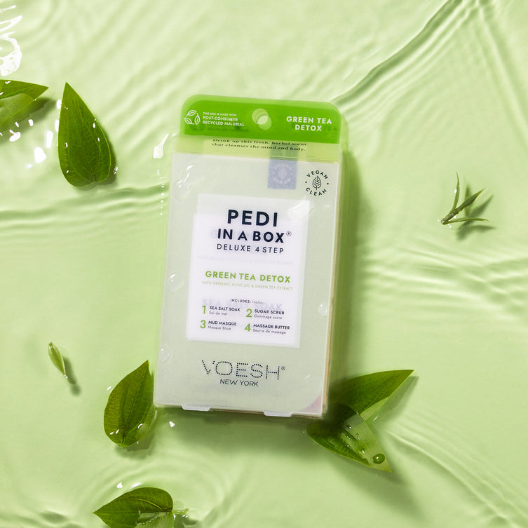 Voesh Deluxe Pedicure 4 Step - Green Tea - Case of 50