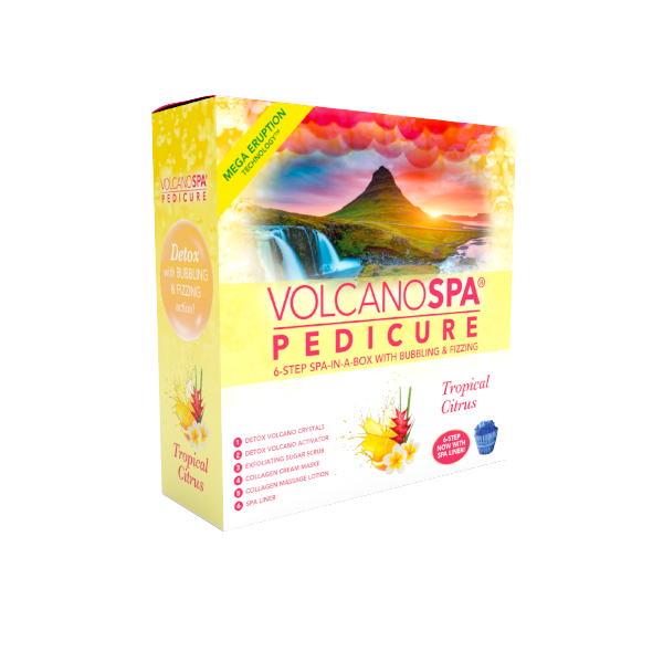 La Palm Volcano Deluxe Pedicure 5 Step - Tropical Citrus - Case of 36
