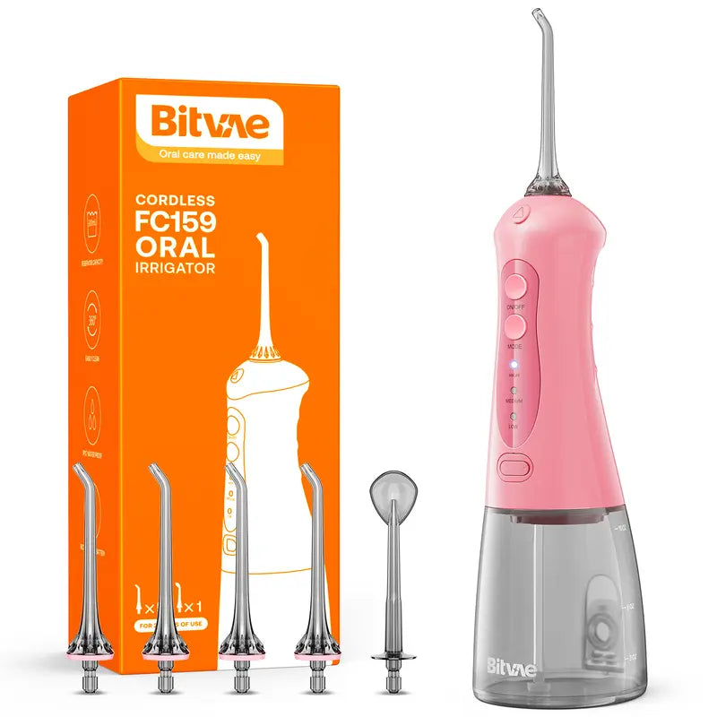 Bitvae Water Flosser with 3 Cleaning Modes,Cordless Oral Irrigator C5/C2/FC159