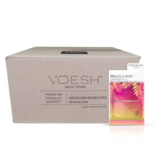 VOESH Deluxe Pedicure 4 Step - Coco Colada Oasis - Kit