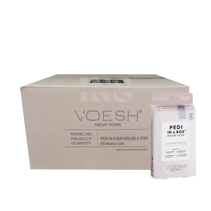 VOESH Deluxe Pedicure 4 Step - Jasmine - Case of 50