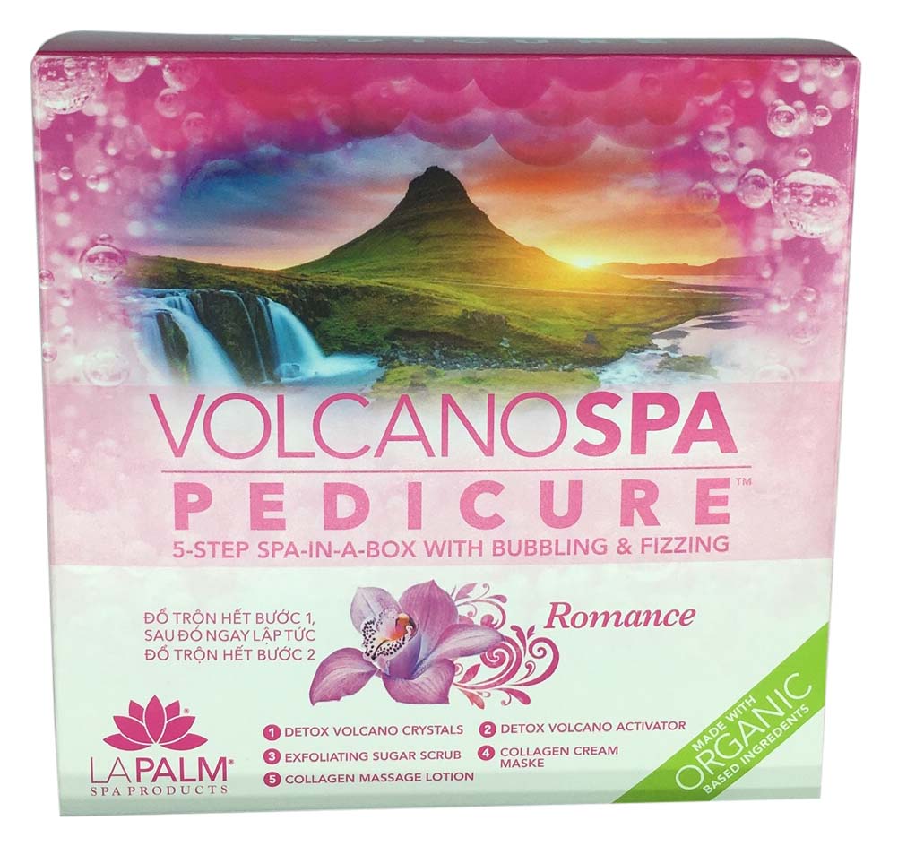La Palm Volcano Deluxe Pedicure 5 Step - Romance - Case of 36