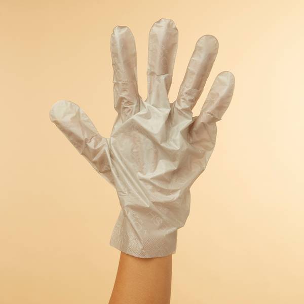 Voesh Deluxe Pedicure Collagen Gloves - Mint - Case of 100