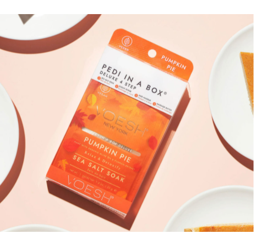 VOESH Deluxe Pedicure 4 Step - Pumpkin Pie - Kit